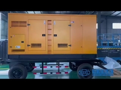 Zestaw generatorów Diesla Typ przyczepy z silnikiem Perkins Cummins zestaw generatorów POWER SOLUTION