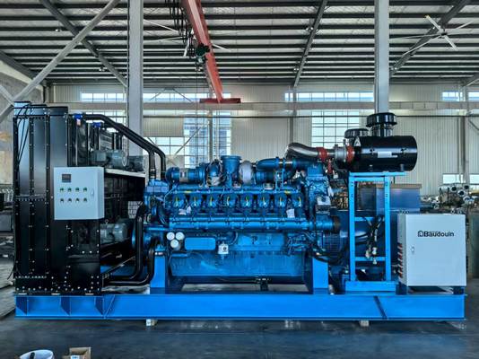 Dobra cena. Weichai GAS Engine 16M33D1280NG10  Open/Silent Diesel Generator Set 1000KW/1250KVA Power solution power generators w Internecie