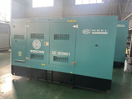 Niski decybeli Weichai Diesel Generator 140KVA / 112KW, zbudowany z wysokiej jakości materiałów izolacyjnych dla cichej 24/7 operacji