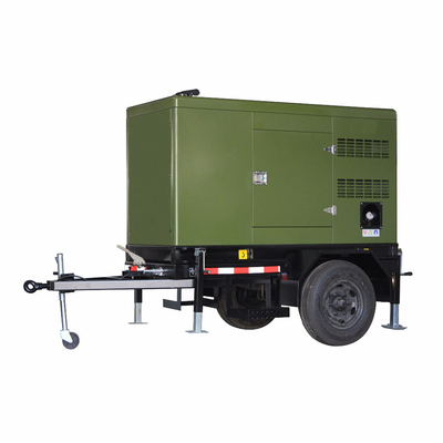 Stacja ruchoma 460KW 575KVA Generator olejowy typu przyczepy z silnikiem Cummins KTAA19-G6
